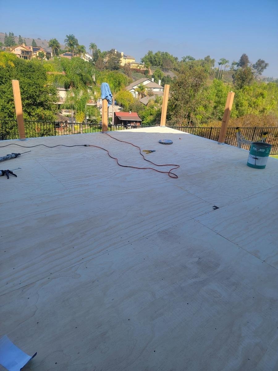 initial deck construction